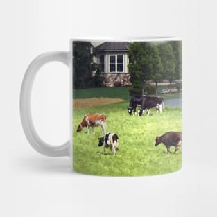 Lancaster PA - Family Farm With Cows in Pasture Mug